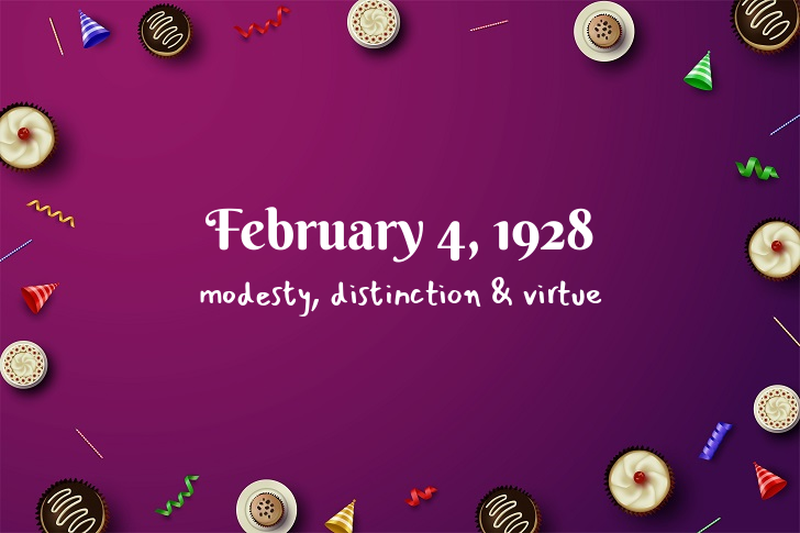 Funny Birthday Facts About February 4, 1928