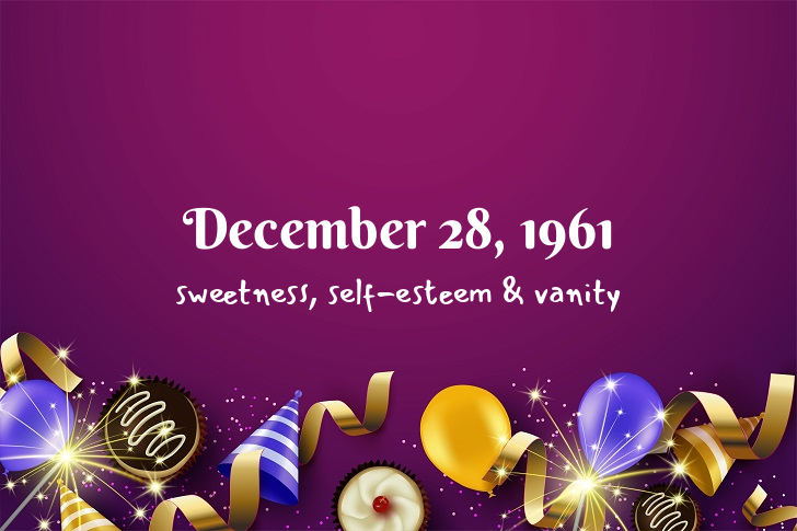 Funny Birthday Facts About December 28, 1961