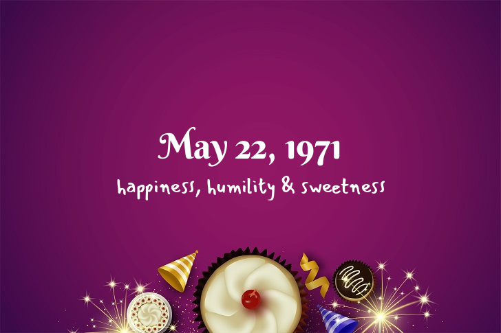 Funny Birthday Facts About May 22, 1971