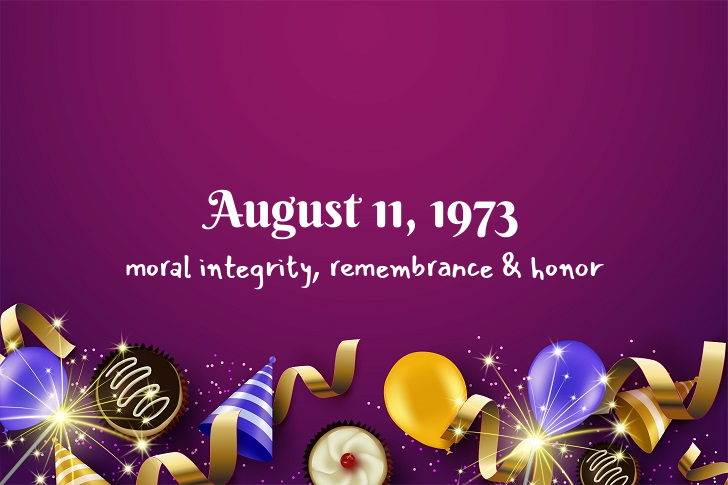 Funny Birthday Facts About August 11, 1973