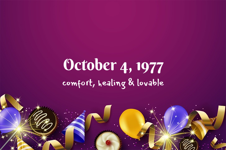 Funny Birthday Facts About October 4, 1977