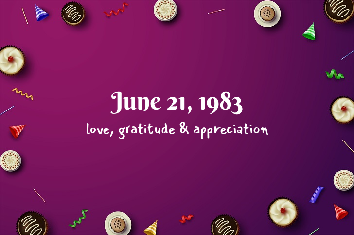 Funny Birthday Facts About June 21, 1983