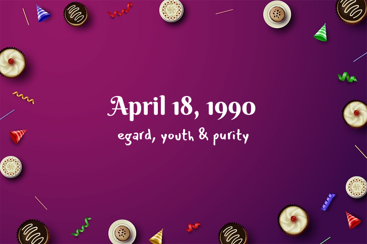 Funny Birthday Facts About April 18, 1990