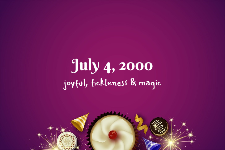 Funny Birthday Facts About July 4, 2000