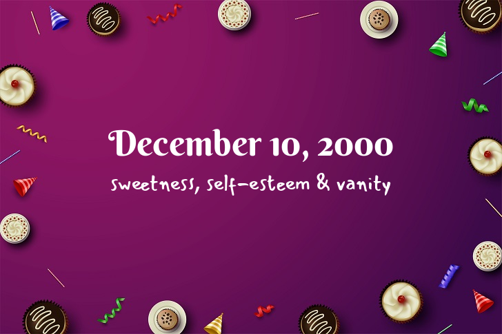 Funny Birthday Facts About December 10, 2000