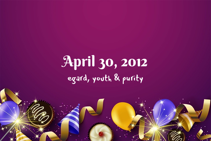 Funny Birthday Facts About April 30, 2012
