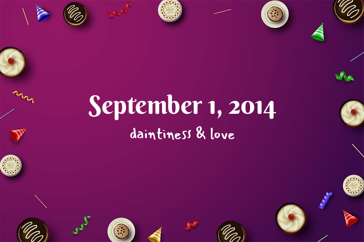 Funny Birthday Facts About September 1, 2014