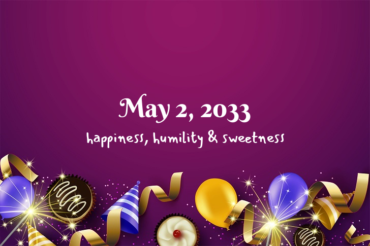 Funny Birthday Facts About May 2, 2033
