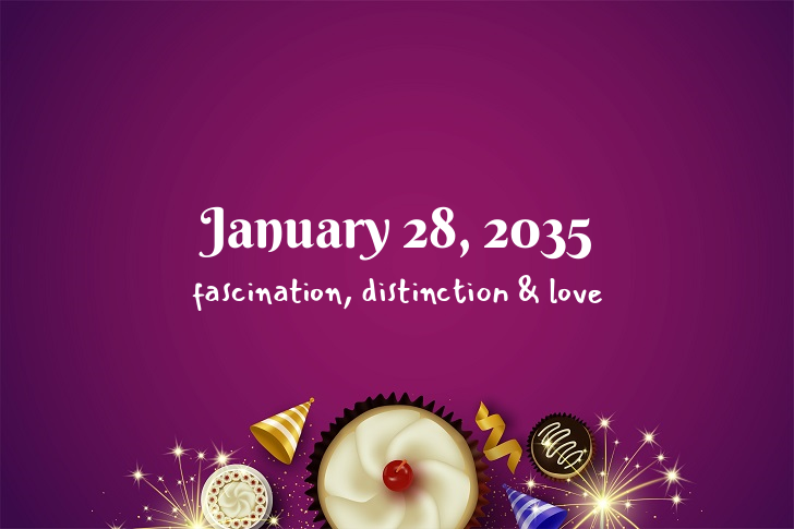 Funny Birthday Facts About January 28, 2035