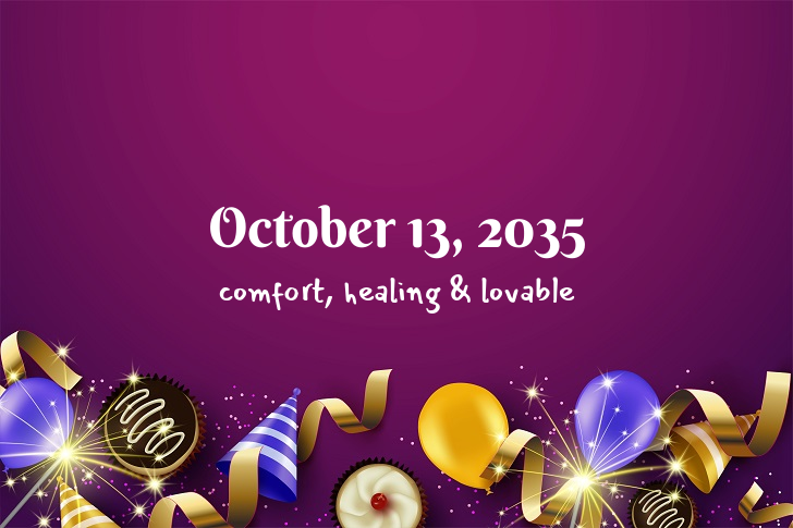 Funny Birthday Facts About October 13, 2035
